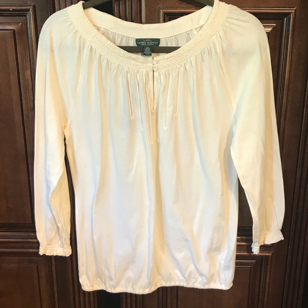 NWT Ralph Lauren Jeans Co.Cotton Long Sleeve TopXS